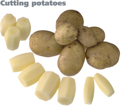 Cutting Potatoes